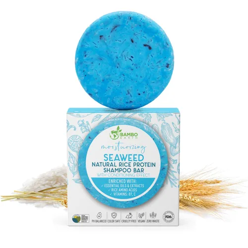 Miniatura 11 de Barra de champú de agua de proteína de arroz sólido con jabón para el cabello con efecto acondicionador - Barras de champú para cabello con todos