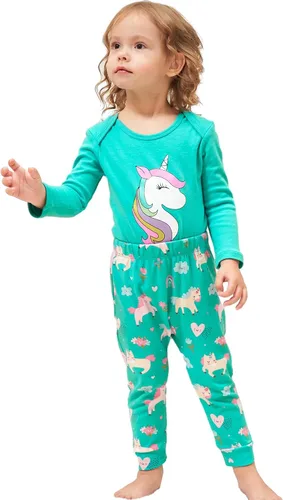 Miniatura 2 de V.&GRIN Conjunto de pijama de algodón de manga larga para bebé niña, para otoño e invierno