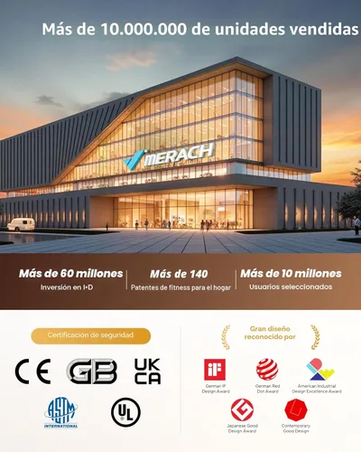 Miniatura 9 de MERACH Bicicleta de Ejercicio, Bicicleta Estática con Pastillas de Freno y App Exclusiva, Bicicleta de Ciclismo Interior de Bajo Ruido con Capacidad