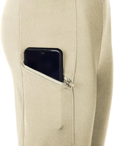 Miniatura 3 de Willit Pantalones de equitación para niñas, pantalones ecuestres para niños, parches de rodilla, mallas escolares con bolsillos con cremallera
