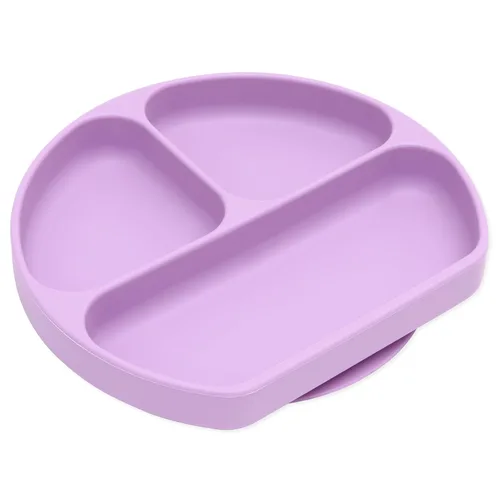 Miniatura 38 de Bumkins Plato de silicona con agarre, plato de succión dividido, plato para bebé o niño pequeño, sin BPA, apto para microondas y lavavajillas