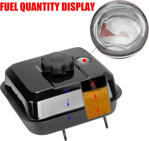 Miniatura 2 de GREHUA Tanque de gasolina de 212 cc con kit de medidor de nivel de combustible compatible con Predator 212 196cc 224cc 6.5hp GX160 GX200 Clone
