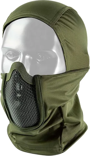 Miniatura 4 de OneTigris Pasamontañas de malla, máscara táctica Ninja con protección facial completa para exteriores