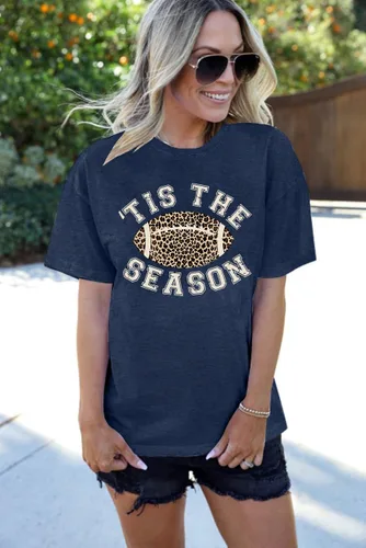 Miniatura 3 de Camisetas de fútbol para mujer para el día del partido, camiseta gráfica de fútbol domingo, camiseta de fondo