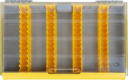 Miniatura 3 de Plano Edge 3700 Caja Vertical de Almacenamiento de Señuelos y Cebo Espía, Gris y Amarillo, Con Capacidad para Hasta 52 Señuelos Verticales