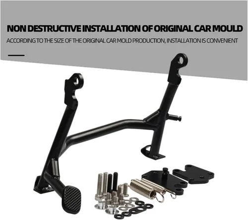 Miniatura 6 de MaNboc Kickstand Central Center Parking Stand Bracket Support Holder Motorcycle Accessories Compatible with Yamaha MT-07 MT07 FZ-07 FZ07 Tracer 700