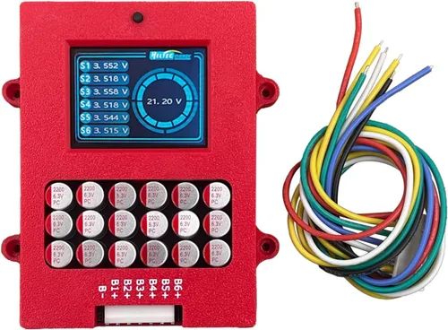 Miniatura 5 de 5A 4S LiFePo4 y NCM Equalizador activo de batería de 12 V, ecualizador activo de transferencia de energía de batería de litio con pantalla digital