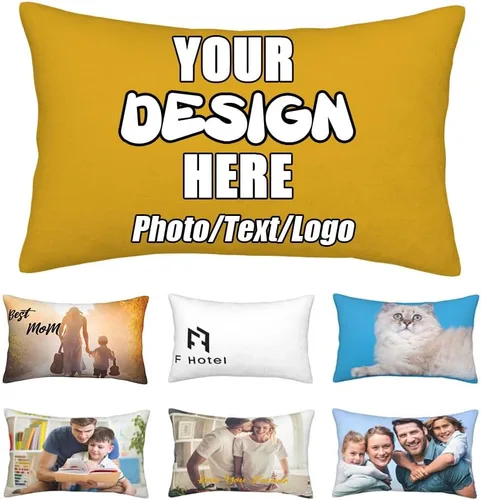 Miniatura 29 de Funda de almohada decorativa personalizada con foto de pareja, funda de cojín decorativo personalizada, fundas de almohada personalizadas