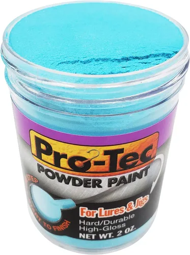 Miniatura 16 de Pro-Tec Pintura en Polvo para Jigs y Señuelos, Pintura para Señuelos de Pesca de Cabeza de Jig Resplandor verde brillante