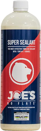 JOE'S NO FLATS Super Sealant - Llantas de grava y bicicleta MTB, sellado ultrarrápido para tubos sin cámara e interiores, para agujeros de hasta
