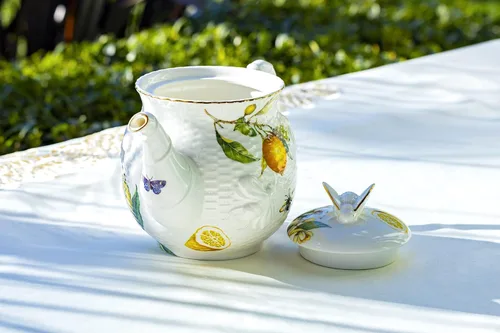 Miniatura 3 de Lemon Bee - Juego de té de porcelana fina (11 piezas)