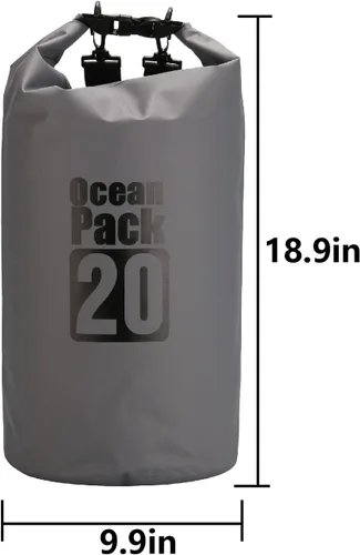 Bolsa seca flotante impermeable Bear Outdoor, para canotaje, kayak, senderismo, snowboard, acampada, rafting, pesca y excursionismo Gary
