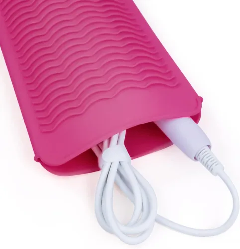 Miniatura 7 de Estera/Funda de Silicona Resistente al Calor para Alisadora de Cabello, Rizador, Plancha y Herramientas de Cabello Caliente, 2 Piezas, Rosa