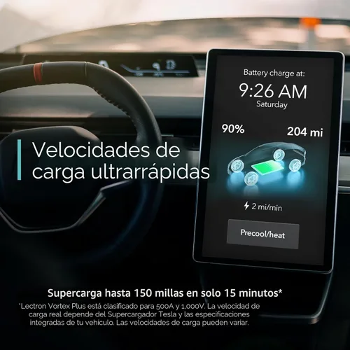 Miniatura 8 de Lectron NACS a CCS Adaptador para Vehículo Eléctrico con Interbloqueo - (500A/1,000V) - Compatible con Supercargadores Tesla - Carga Rápida CCS1 EV