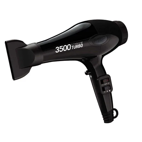 Miniatura 6 de Red Pro Secador de pelo de 3500 W Turbo Titanium con peine desenredante, cabello liso de secado rápido, multiajuste, botón de disparo frío, secadora