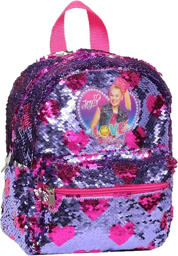 Miniatura 2 de JoJo Siwa Mini Backpack with Brushed Sequins, PinkPurple, Medium