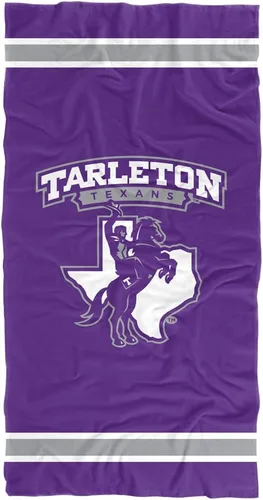 Miniatura 118 de LOGOVISION Manta Abilene Christian University, 30 x 60 pulgadas, logotipo primario CottonFront/PolyBackBeachTowel