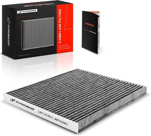 A-Premium Filtro de aire de cabina con carbón activado, compatible con Hyundai Sonata, Azera, Santa Fe y Kia Cadenza, Optima, Sedona y GMC Terrain y
