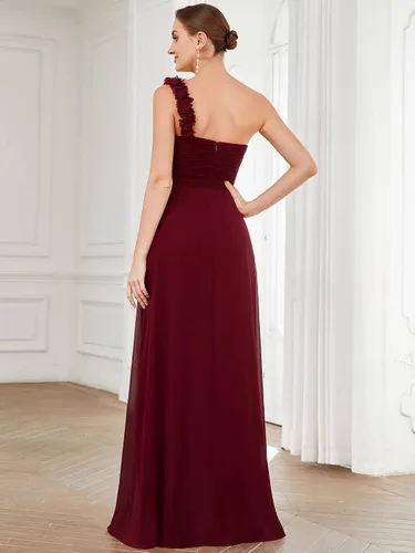 Miniatura 2 de Ever-Pretty 09768 - Vestido de dama de honor con cintura imperio, hombro descubierto, longitud al suelo