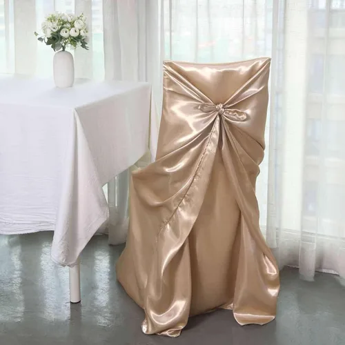 Miniatura 14 de Efavormart - Fundas para sillas de boda, plegables, de satén, universales, para fiestas, 5 unidades, se adaptan a la mayoría de las sillas, fáciles
