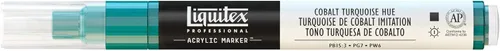 Miniatura 18 de Rotuladores de pintura Liquitex Professional, de punta ancha, Verde fosforescente, 8mm Verde fluorescente