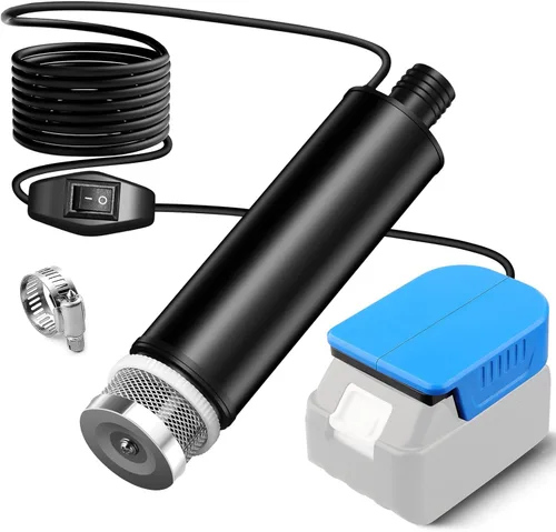 Bomba de agua sumergible inalámbrica para batería Makita de 18 V, bomba eléctrica para jardín, bañera de hidromasaje, tanque, piscina, estanques,