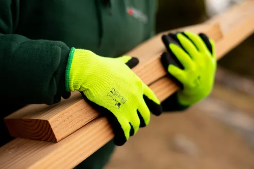 Miniatura 7 de G & F Products - Juego de 12 guantes de trabajo recubiertos de látex, doble capa para construcción, jardinería, uso pesado