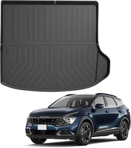Miniatura 12 de Alfombrilla para maletero para Toyota Tundra SR5 2022-2025, MERXENG Protector de maletero para automóvil Todo-tiempo Alfombrilla protectora