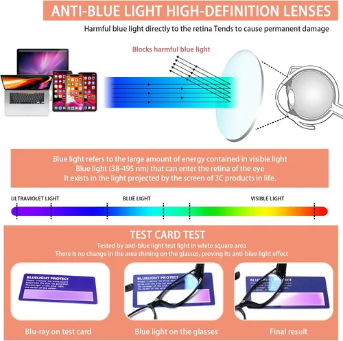 Miniatura 7 de JOSCHOO Paquete de 6 gafas de lectura para computadora para hombres y mujeres con bisagras de resorte cómodas para lectores de hombres y mujeres