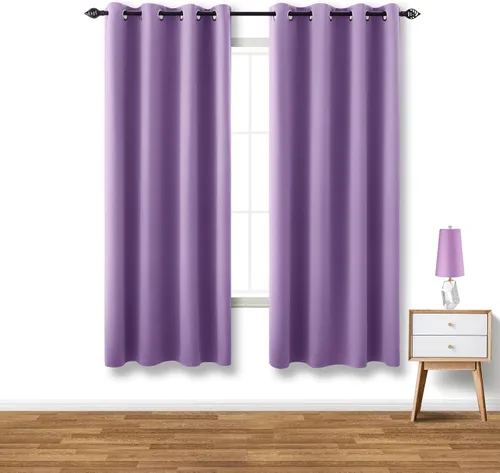 Miniatura 210 de Cortinas opacas de 72 pulgadas extra anchas para dormitorio, puerta corrediza de vidrio y patio, 2 paneles con ojales para oscurecer ventana grande