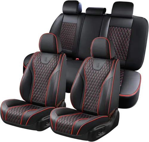 Miniatura 16 de Doogo Fundas de asiento de automóvil, fundas de asiento delantero para automóviles, protector universal de asiento de automóvil, fundas de asiento