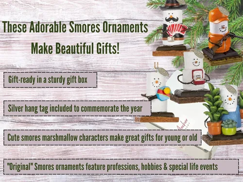 Miniatura 5 de Idea de regalo para apicultores, regalos de abejas, adornos de Navidad de abeja y apicultor - Viene en caja de regalo por lo que está listo