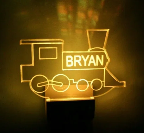 Miniatura 2 de MIRROR MANIA Luz nocturna multicolor personalizada LED enchufable, luz nocturna táctil ultra delgada, sensor inteligente del atardecer al amanecer