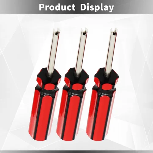 Miniatura 2 de 10Pcs Auto Herramienta de reparación de neumáticos con destornillador para quitar núcleo de válvula 6523339 Herramienta de reparación