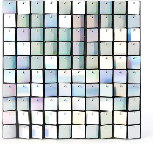 Miniatura 10 de Simply Elegant AestheTech - Panel de pared con lentejuelas brillantes, decoración de pared para bodas, eventos y fiestas temáticas, telón de fondo