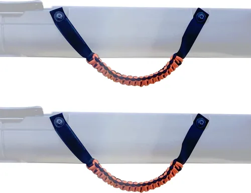 Miniatura 4 de Asas de Agarre para Barra Antivuelco Manijas de Agarre de Paracord para Accesorios Ford Bronco 2021 2022 2023 2024 2025 2 Puertas 4 Puertas, Paquete