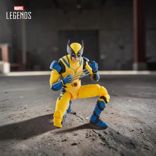 Miniatura 7 de Serie de leyendas de Marvel: Figura de acción coleccionable de 6 pulgadas de Wolverine, Deadpool y Wolverine para adultos mayores de 14 años