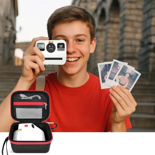 Miniatura 8 de ANKHOH Funda para Cámara Digital para Polaroid Go Generation 2 Gen 2/9035/9071/9070 Cámara Mini Instantánea, Almacenamiento de Cámaras de Película