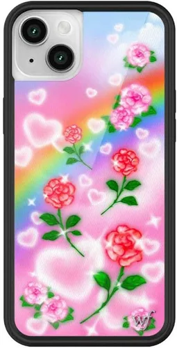 Miniatura 14 de Fundas Wildflower - Realización Par x Devon Lee Carlson, Compatible con Apple iPhone 13/14 Rojo, Ranas, Colaboración - Protector de goma negro
