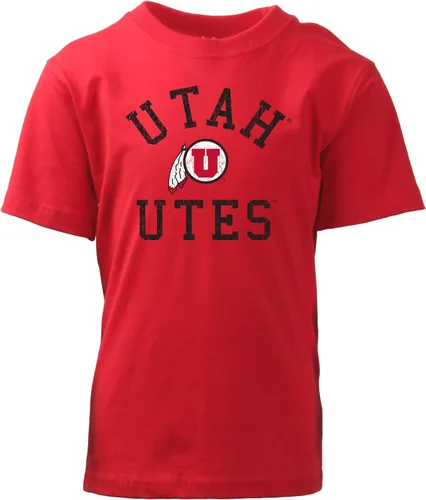 Miniatura 82 de Wes and Willy Camiseta de algodón orgánico de manga corta para niños de la NCAA rutgers scarlet knights rojo