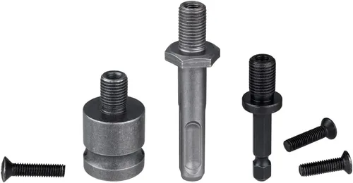 Miniatura 2 de Mesee Juego de extensiones de adaptador de portabrocas de 3/8-24UNF de 3/8-24UNF de montaje de rosca, vástago hexagonal de cambio rápido de 1/4