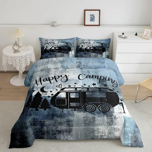 Miniatura 6 de Erosebridal Juego de ropa de cama turquesa tamaño individual para niños y niños, color verde azulado y gris degradado para niñas y adultos, relleno