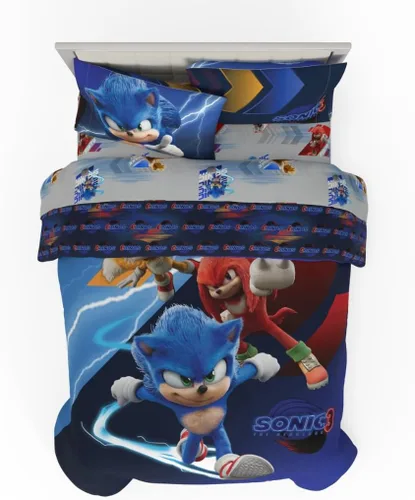 Miniatura 33 de Franco Ropa de cama súper suave para niños, juego de edredón y sábanas, 5 piezas, tamaño completo, Batman
