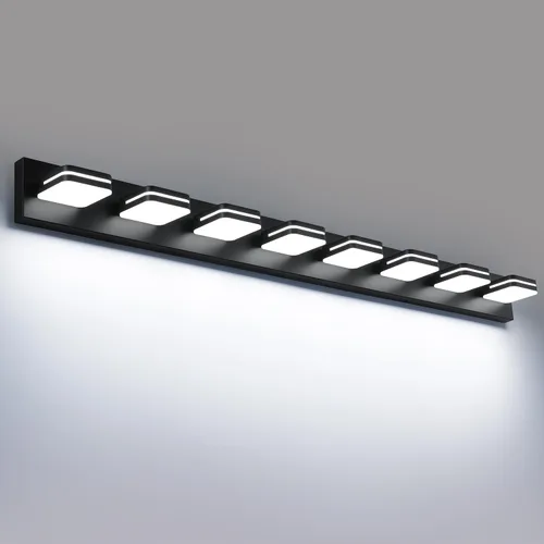 Miniatura 15 de Torondo Lámparas LED de tocador de baño con rotación de 360°, luces acrílicas para baño, modernos accesorios de iluminación de pared sobre espejo