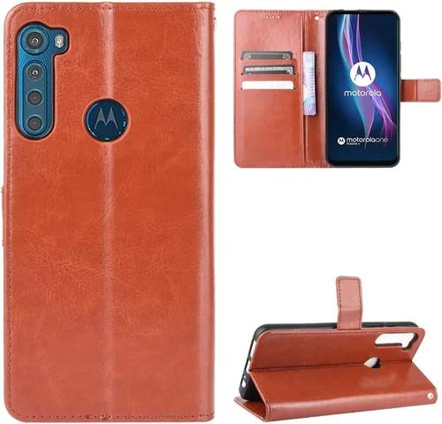 Miniatura 8 de Funda para Motorola Moto One Fusion+ Funda de piel con tapa para Motorola Moto One Fusion+ XT2083-1 XT2067-1 XT2067-1 XT2067-2 XT2067-3 Funda Negra