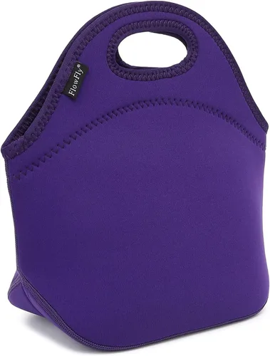 Miniatura 19 de FlowFly Lonchera de neopreno para niños, bolsa suave aislada, mini bolsa térmica para comidas, kit para niños, niñas, hombres, mujeres, escuela