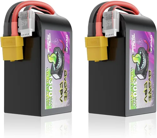 OVONIC 5S 1300mAh Lipo Batería 18.5V 130C Batería con enchufe XT60 para RC Car Truck RC Vehículos RC Barco Drone RC Avión Quadcopter Helicóptero FPV