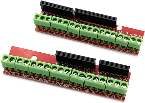Miniatura 3 de KIRO&SEEU Terminal de placa de expansión Proto Screw Shield V2 compatible con Ar-duino UNO R3 Top