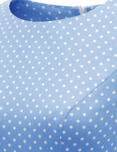 Miniatura 13 de Dressystar - Vestidos clásicos de fiesta con mangas casquillo, estilo Rockabilly y retro de la década de 1950