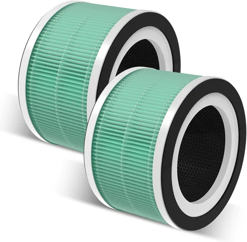 Miniatura 9 de Paquete de 2 filtros de repuesto Fillo/Halo/Allo compatibles con purificador Fillo/Halo/Allo, filtros de filtración 3 en 1